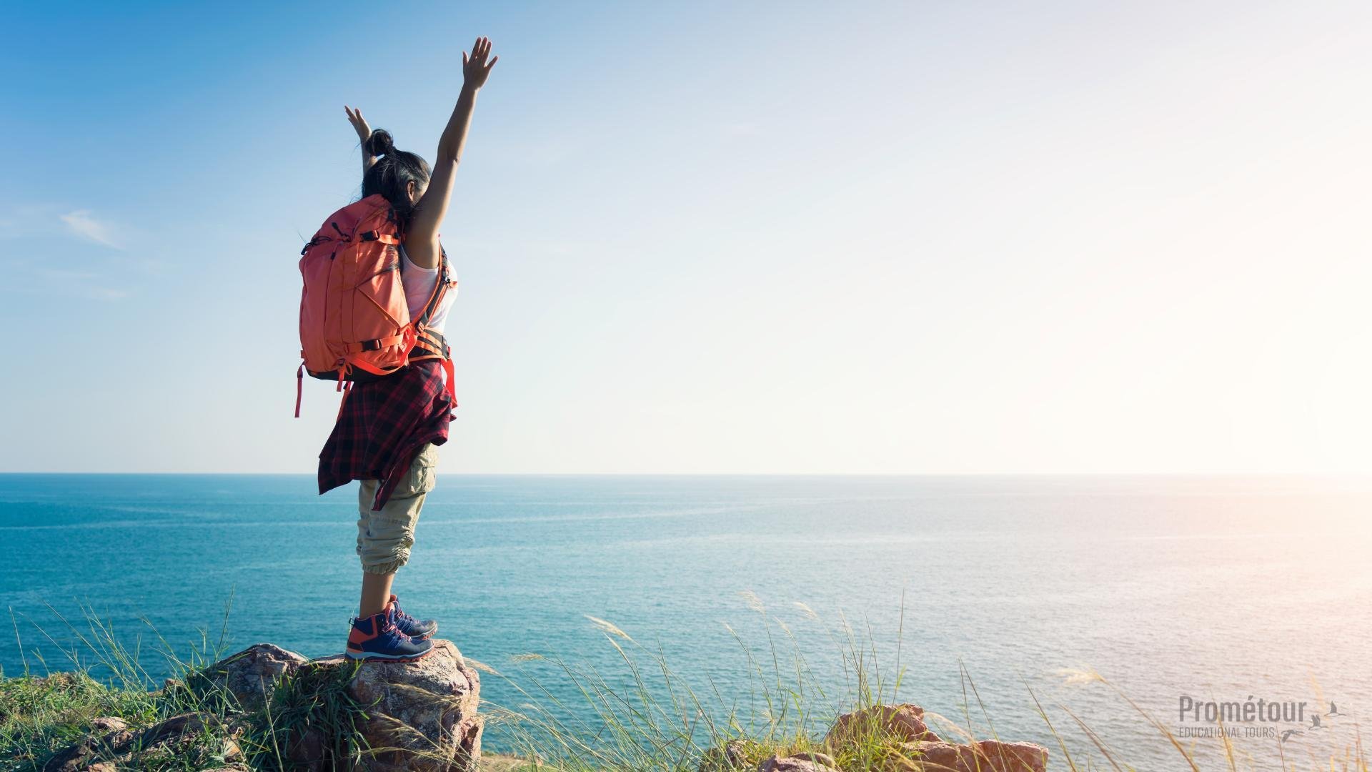 Student Enjoying the costal breeze in Costa Rica